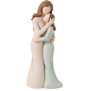 Mother Daughter Figurines Gifts for Mom Sentimental Gift from Daughter Mothers Day Figurines for Mom Birthday Gifts Mother of the Bride Gifts Mother Daughter Statue Figurine Mom Gifts for Christmas