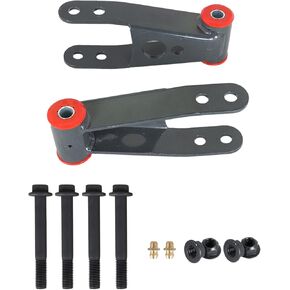 WFLNHB Adjustable 1-2" Rear Shackles Lift Leveling Kit Replacement for 1984-2001 Cherokee XJ 2WD 4WD