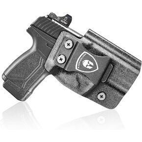 WARRIORLAND Ruger MAX-9 Holster IWB Kydex Holster Optics Cut: Ruger Max 9 Pistol, Inside Waistband Appendix Carry MAX 9mm Holster, Adj. Retention & Cant, Right/Left Hand Optional