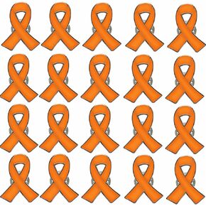 دبوس طية صدر السترة من المينا للتوعية – دبوس شريطي مطلي بالنيكل والذهب – شريط الوقاية والتوعية – دبوس بروش المجوهرات مع قابض خلفي آمن in Kuwait