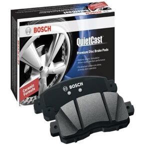 BOSCH BC655 QuietCast Premium Ceramic Disc Brake Pad Set - Compatible With Select Dodge Ram 2500/3500 Van; Ford E-250, E-350, E-450, Super Duty, Econoline, F-250, F-250 HD, F-350; FRONT