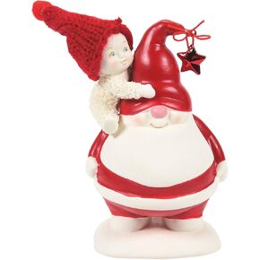Department 56 Snowbabies Classics Christmas Memories Up to Gnome Good Figurine, 4.33 Inch, Multicolor