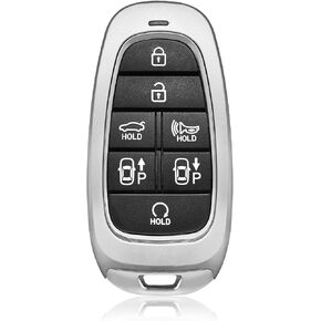 Replacement for Hyundai Sonata Key Fob Remote Control 2019 2020 2021 2022 7 Buttons 434MHz TQ8-F08-4F28,Black
