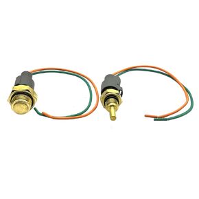 Cooling Fan Switch & Coolant Temperature Sensor & Connectors Sets Compatible with Honda CR-V Civic Odyssey Accord for Acura 37760-P00-003, 37870-PJ7-003