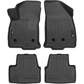 Husky Liners Weatherbeater Floor Mats | Fits 2016-2019 Chevrolet Volt | Front & 2nd Row, 4-pc Black - 98281