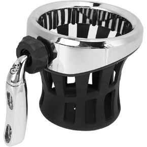Keenso Motorcycle Cup Holder,Aluminum Rubber Handlebar Perch Mount Motorcycle Accessories for Gl1800 F6b 2018-2022