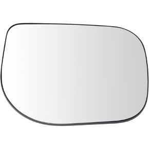 TRQ Exterior Mirror Glass w/Backing Plate RH Passenger Side for Nissan Titan
