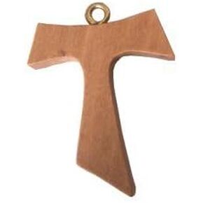 Holy Land Market Tau olive wood Cross (2 Inches)