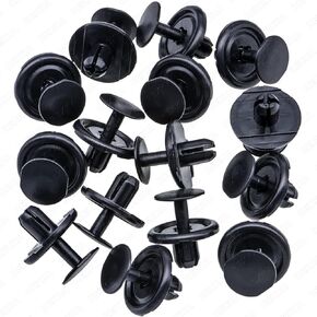 Rexka 15pcs Radiator Splash Shield Front Fender Liner Push-Type Retainer Clips Fasteners for Toyota Lexus 90467-07214