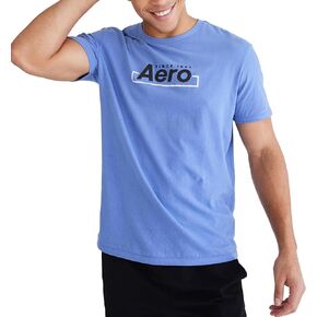 AEROPOSTALE Men's Box Logo Short Sleeve Tee