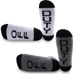 Police Socks Police Gift Off Duty Socks Police Officer Gift Cop Gift Cop Off Duty Socks Unique Gifts Christmas Gifts (Off Duty Socks Set)