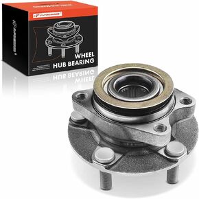 A-Premium Front Wheel Bearing and Hub Assembly with 5-Lug Compatible with Nissan Juke 2011-2017, Leaf 2011-2012