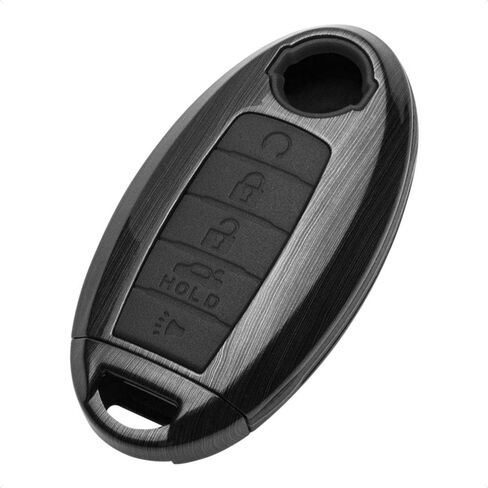 غطاء حافظة مفتاح ذكي من TANGSEN متوافق مع Infiniti JX35 Q50 Q60 QX56 QX60 QX80 لسيارة Nissan Altima Armada Maxima Murano Pathfinder Rogue 5 أزرار للتحكم عن بعد للدخول بدون مفتاح in Kuwait
