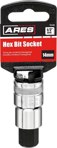 ARES 31030 – 32-Piece Master SAE and Metric Hex Bit Socket Set – 1/4-Inch, 3/8-Inch, and 1/2-Inch Drive Hex Bit Sockets Feature Knurled Drive Ends – Includes Durable Latching Storage Case in Saudi Arabia