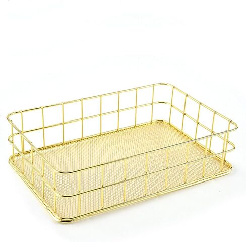 Folded Paper Hand Towel Holder, Commercial Countertop Tissue Paper Dispenser Tray，Black Metal Wire Cabinet Organizer Storage Organizer Bin Basket Tray in Saudi Arabia