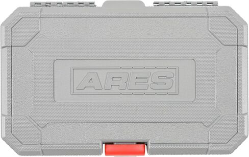 ARES 31030 – 32-Piece Master SAE and Metric Hex Bit Socket Set – 1/4-Inch, 3/8-Inch, and 1/2-Inch Drive Hex Bit Sockets Feature Knurled Drive Ends – Includes Durable Latching Storage Case in Saudi Arabia