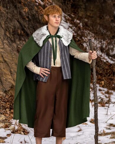 Hooded Cape Witch Cloak with Hood Medieval Halloween Costume Renaissance in Saudi Arabia