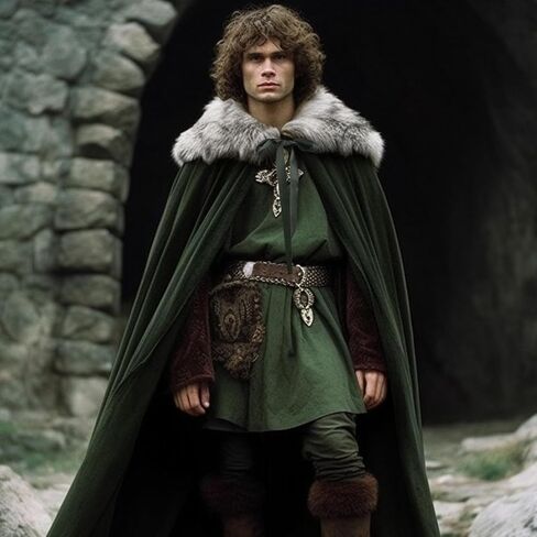 Hooded Cape Witch Cloak with Hood Medieval Halloween Costume Renaissance in Saudi Arabia