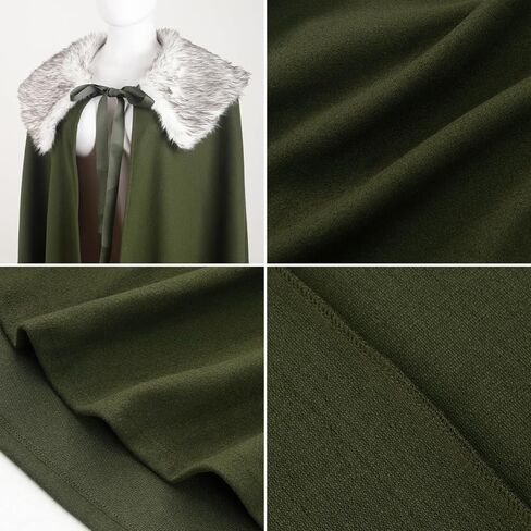 Hooded Cape Witch Cloak with Hood Medieval Halloween Costume Renaissance in Saudi Arabia
