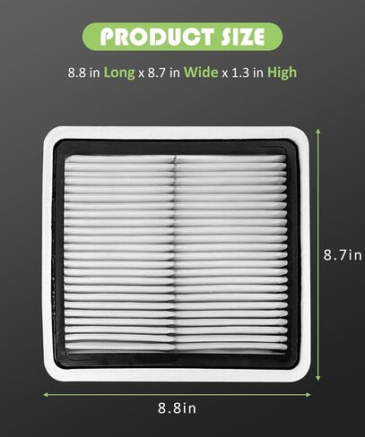 RACOONA Engine Air Filter,Engine Air Filter Element,Air Filter for Car,Car Accessories Automotive Air Filter,Air Filter Replacement,Improve fuel mileage,Replace# 16546-AA090,Fits Most Car Models in Saudi Arabia