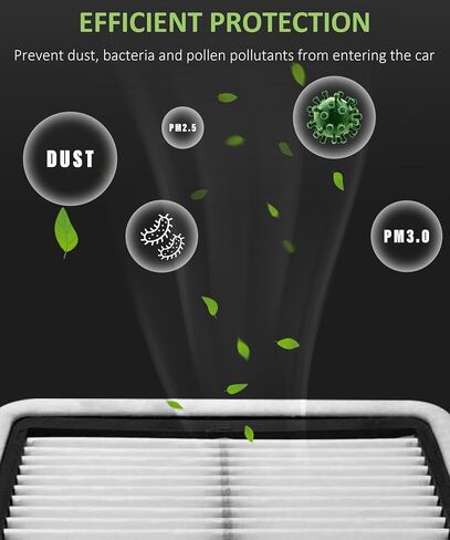 RACOONA Engine Air Filter,Engine Air Filter Element,Air Filter for Car,Car Accessories Automotive Air Filter,Air Filter Replacement,Improve fuel mileage,Replace# 16546-AA090,Fits Most Car Models in Saudi Arabia