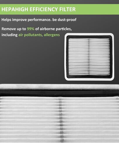 RACOONA Engine Air Filter,Engine Air Filter Element,Air Filter for Car,Car Accessories Automotive Air Filter,Air Filter Replacement,Improve fuel mileage,Replace# 16546-AA090,Fits Most Car Models in Saudi Arabia