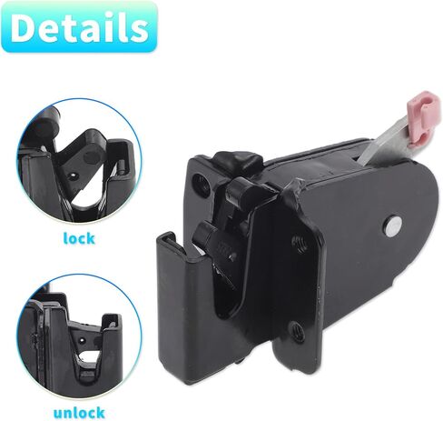 X AUTOHAUX Replacement Rear Left or Right Side Power Door Lock Actuator Motor for Chevrolet Express for GMC Savana 1500 2500 3500 4500 1996-2014 Door Latch Actuator Assembly No.20918764 Black in Saudi Arabia