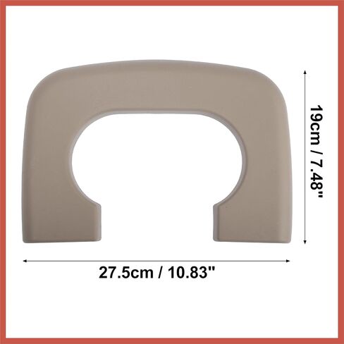 ACROPIX Car Center Console Cup Holder Pad Fit for Ford F150 1993-2003 Brown Bench Seat Center Console Cupholder Armrest Pad Car Parts in Saudi Arabia