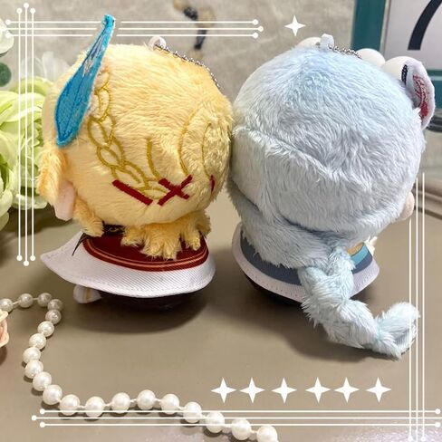 Anime Cute 10cm Sitting Plush Dolls Toys Cosplay Bag Pendant Gift in Saudi Arabia