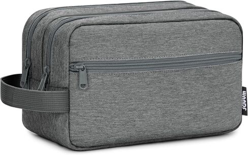WANDF Travel Toiletry Bag with Wet Compartment Toiletry Organizer Shaving Bag Hanging Dopp Kit for Men Women (Beige) in Saudi Arabia