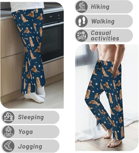 Pajama Shorts for Men,Men's Pajama Bottoms Lounge Pants Sleepwear PJs Bottom with Pockets Drawstring,S in Saudi Arabia