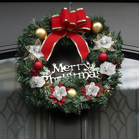 Silver Artificial Flowers 36 Pieces Silver Silk Flowers Silver Roses Artificial Flowers for DIY Decor Cake Wristband Clothes Headwear in Kuwait