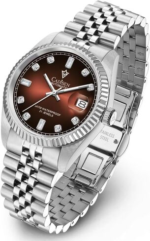 CADISEN Men’s Automatic Mechanical Watch Casual Watches for Men Waterproof Sapphire Week Calendar in Kuwait