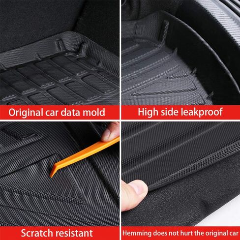 Sportage Cargo Liner for 2017-2019 2020 2021 2022 Kia Sportage Trunk Liner Tray Heavy Duty Rubber Rear Cargo Area Mat Waterproof Protector Floor Mat Black in Saudi Arabia
