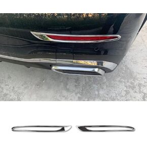 Beautost Fit for Mercedes-Benz 2022 2023 C-Class C300 C200 C220d AMG Chrome Rear Fog Light Lamp Cover Trim