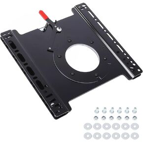 Swivel Seat Mount, 360° Rotation Driver Side Seat Swivel, Heavy Duty Rust Proof Seat Swivel Base Mount Plate Fit for Transit Sprinter Promaster, Enhance Your Seating Comfort in Saudi Arabia