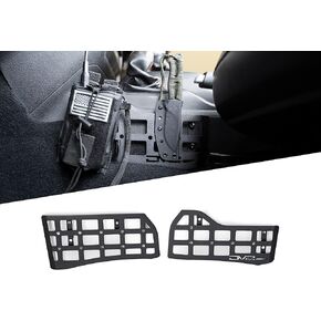 Center Console Molle Panels for 2018-2024 Jeep Wrangler & 2020-2024 Jeep Gladiator | Mount for Pouches, Med-Kits, Tools, Holsters & Other Accessories | Automatic & Manual Transmissions | DV8 Offroad