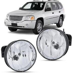 Nilight Fog Light Assembly Compatible with 2015 2016 2017 2018 2019 2020 Chevy Colorado Driving Bumper Fog Lamps with 12V 24W 5202 Bulbs Clear Lens Black& Chrome Bezel