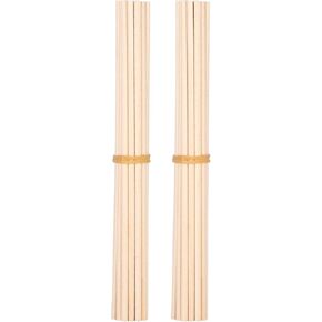 Wooden Dowel Rods, Pack of 40 Wooden Round Dowel Rods Set Professional Watch Repairing Accessories Watch Dowel Rods for Watch Repair Shop Cleaning Watches Watchmaker Cleaning Tools