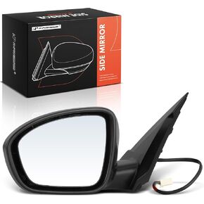 A-Premium Driver Side Power Door Mirror Compatible with Nissan Altima 2019 2020 2021 2022 2023 - Non-Heated Manual Folding Black Outside Rear View Mirror - Paint to Match