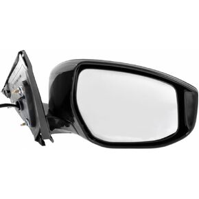 For Nissan Maxima Door Mirror 2016 2017 2018 2019 2020 Passenger Side | S Model | Power | Non-Heated | Texture | Replacement For NI1321260 | 96301-9DD1A