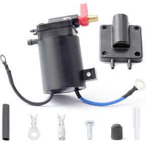 YUXIVCNE 5007356 Fuel Primer Choke Solenoid Compatible with Johnson Evinrude OMC HP Replace 5828665 437233 437238 43762 434326 397909