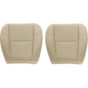 Driver and Pasenger Bottom Perforated Seat Covers Light Tan #333 313 33i 336 397 394 Fit For Cadillac Escalade Fit For Chevry Tahoe Suburban GMC Sierra 2007 2008 2009 2010 2011 2012 2013 2014