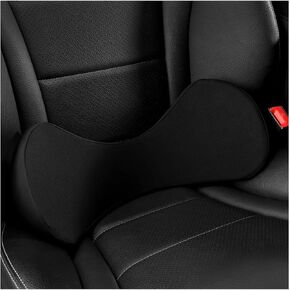 Car Seat Cushion, Memory Foam Pillow Auto Back Support for Sciatica Pain Relief, Automotive Lumbar Support Pillow for Lower Back Pain Relief, Universal Car Accessories (Black)