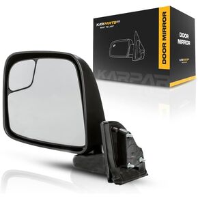 For Nissan NV200 2013 14 15 2016 Door Mirror Driver Side | Manual | Non-Heated | Textured | S Model | Replacement For 96302-3LM0A | NI1320245