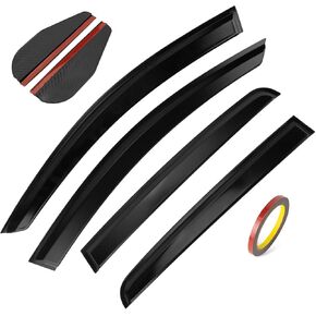 PSLER 4PCS Side Window Vent Visor Window Deflectors for GMC Acadia 2017 2018 2019 2020 2021 2022 2023 Car Accessories Rain Guards Window Visors Vent Deflector