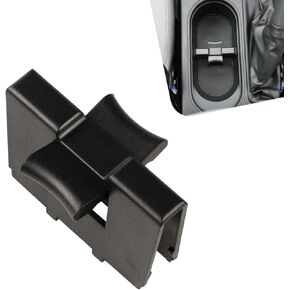 Cup Holder Insert Divider, Compatible with Subaru Forester Replace OEM #92118AJ000, ABS Plastic Center Console Cup Holder Divider Clip, Portable Wear Scratch Resistant Partition Clip (Black)