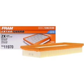 FRAM Extra Guard CA11970 Replacement Engine Air Filter for Select Mercedes-Benz Models, Provides Up to 12 Months or 12,000 Miles Filter Protection