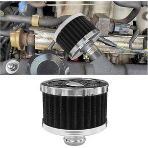 23mm Car Air Filter, 0.9'' High Flow Vent Valve Cover, Breather Filter, Universal Cold Air Intake Filter Breather, Car Accessories Fits Car Motorcycle (Blue)