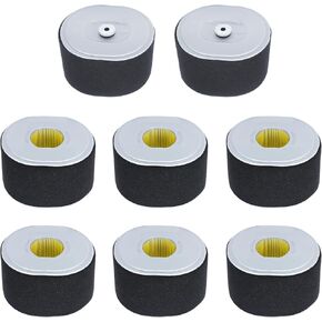 Adefol 8 x Air Filter Cleaner Lawn Mower Engine Replacement Parts for Honda GX340 GX390 11HP 13HP, Replace Accessories for 17210-ZE3-010 100-012 30-417 5252697 2893907